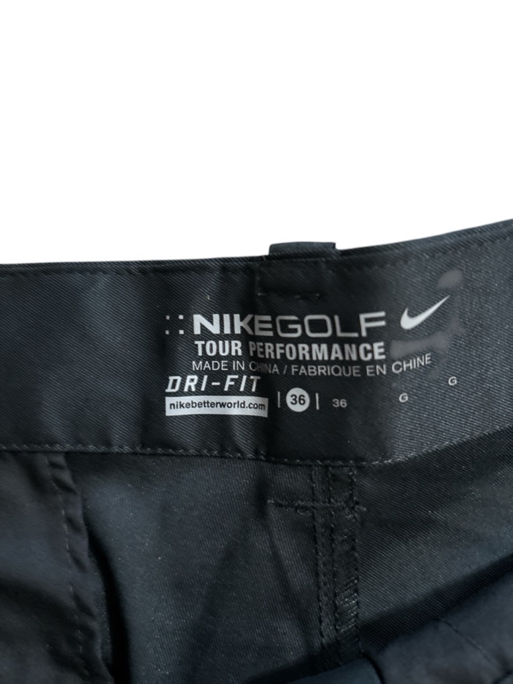 2 Pairs Nike Men’s Black Tour Performance Golf Shorts NWT Dri Fit - Picture 4 of 12